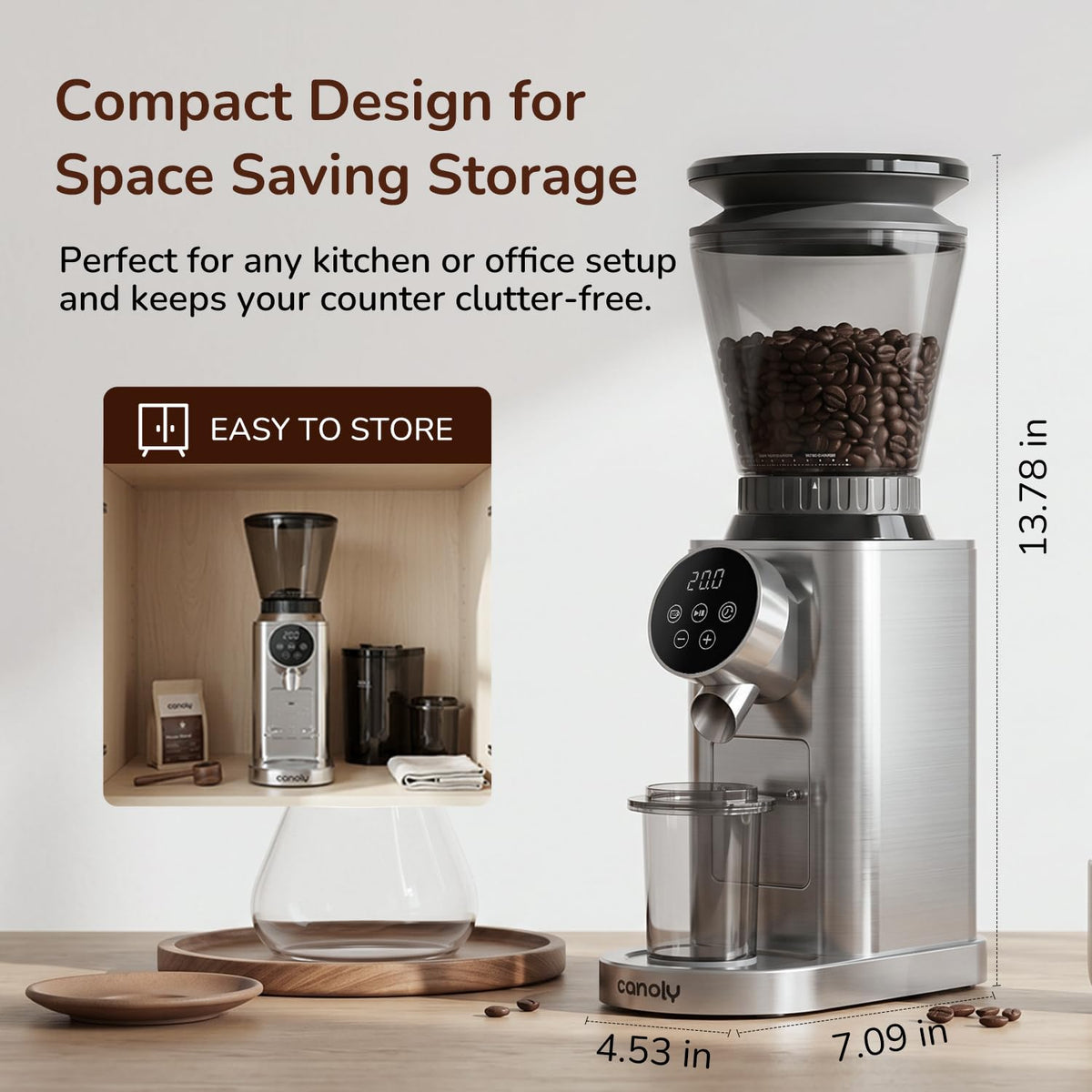 Electric Burr Coffee Grinder