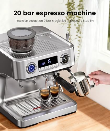 Dual Boiler Espresso Machine with Grinder