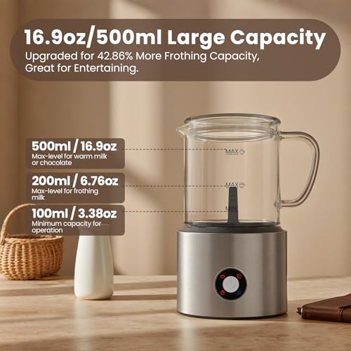 Detachable Milk Frother (Silver)