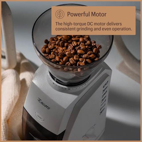 Encore Coffee Grinder ZCG484WHT (White / 5.12 x 5.91 x 13.39 inches (Pack of 1))