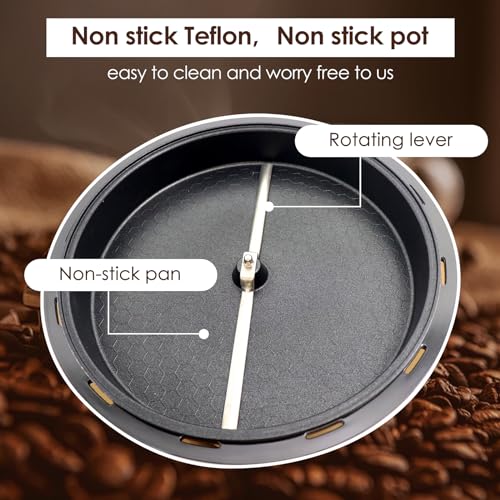 750g Electric Coffee Roaster Machine Home Coffee Roaster Coffee Bean Roaster for Home Use 110V (110V)