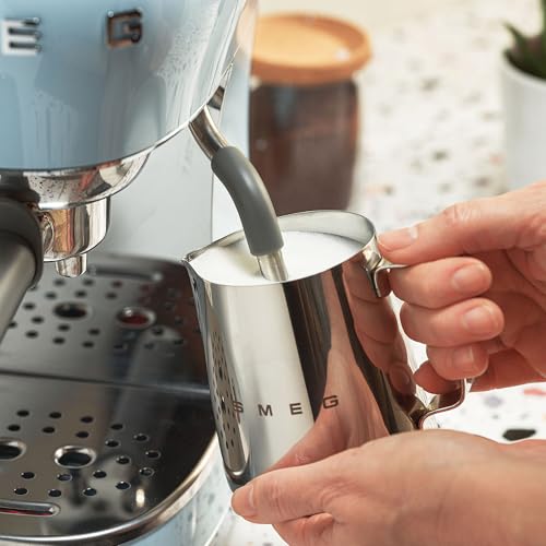 Manual Espresso Machine with Steam Wand (13" / Pastel Blue)
