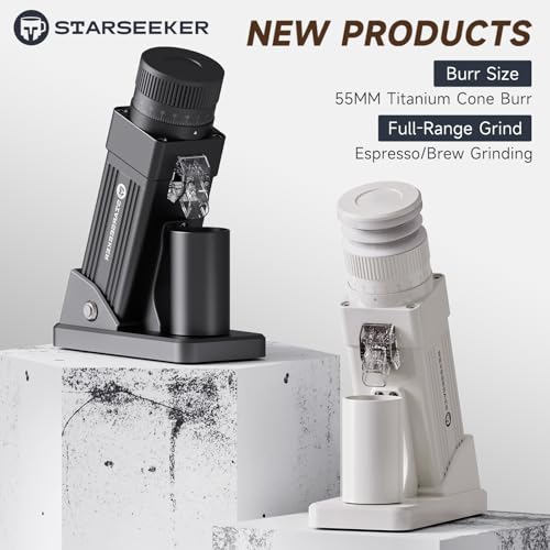 E55 Pro Single Dose Electric Coffee Grinder (Black)
