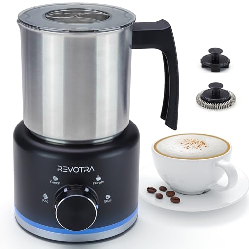 4 in 1 Milk Frother and Steamer (Black)