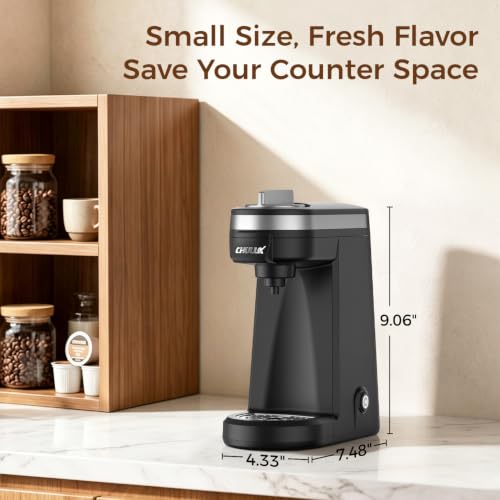 Single Serve Coffee Maker for K Cup Pod (Black)