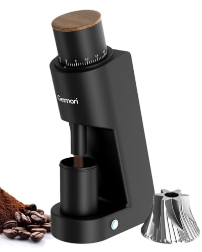 Geimori GU38 Coffee Grinder for Espresso&Drip (Black)