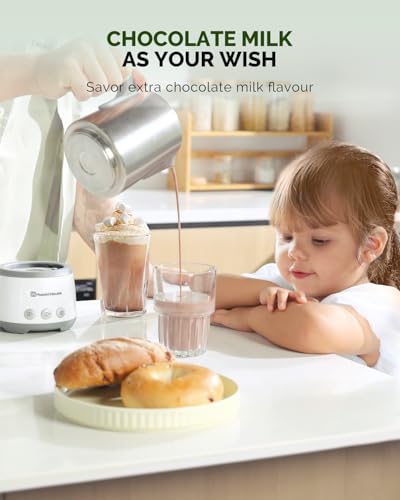 16.9OZ BasicFro 500 Electric Milk Steamer and Frother (White)