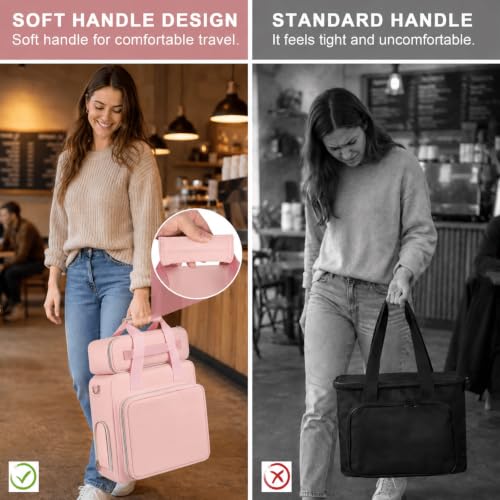 Coffee Maker Travel Bag for Keurig K (Pink)