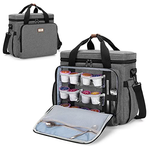 Coffee Maker Travel Bag Compatible with Keurig K (Gray)