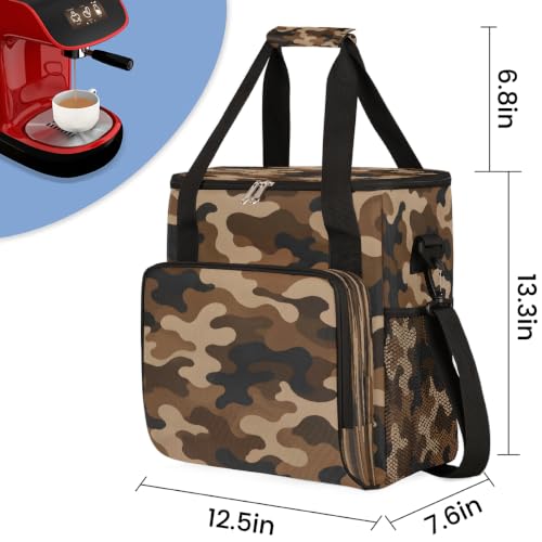 Maker Carring Bag Camo Coffee Travel Carrying Storage Tote Bag (Print 24)