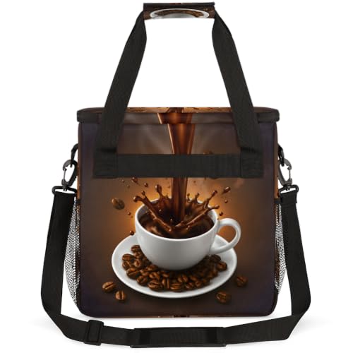 Coffee Maker Carring Bag Travel Carrying Storage Tote Bag Compatible (A07:Coffee Cup)