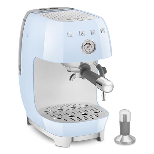 ECF03 Made in Italy Retro Espresso Machine with Cold Brew (Standard / Pastel Blue)