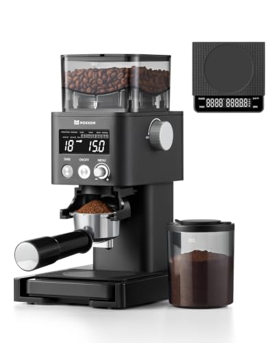 Conical Burr Coffee Grinder With Scale For Home Use