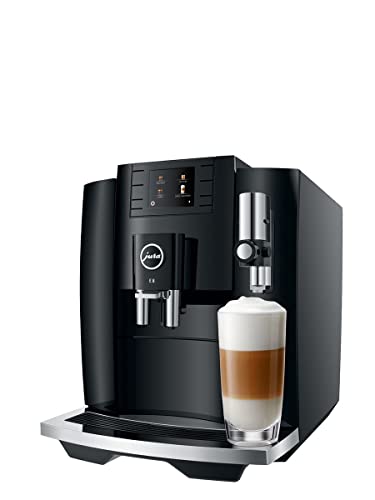 E8 (NAA) 4th Gen Automatic Coffee Machine (Piano Black)