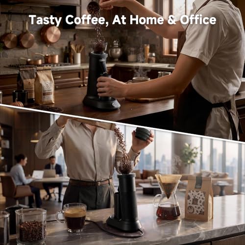 G5A Espresso Coffee Grinder (Noir)