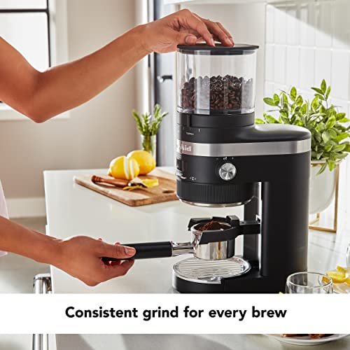 Burr Coffee Grinder (Matte Black / 10 Oz)