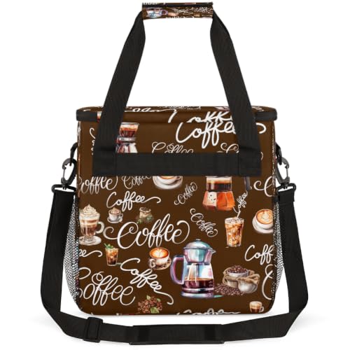 Coffees Pattern Coffee Maker Carring Bag with Keurigs K (B 012)