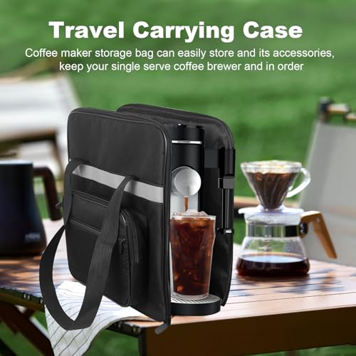 Coffee Maker Travel Bag for Ninja Single Serve Coffee Maker PB051 (Black)