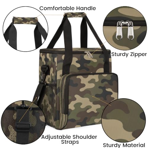 Maker Carring Bag Camo Coffee Travel Carrying Storage Tote Bag (Print 23)