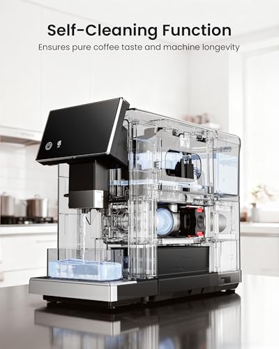 Fully Automatic Espresso Machine with Milk Frother & Grinder