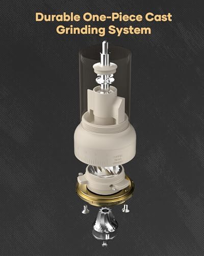 ESSENCE DUO B38 Ultra Electric Coffee Grinder (Vintage White)