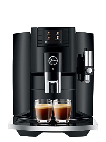 E8 (NAA) 4th Gen Automatic Coffee Machine (Piano Black)