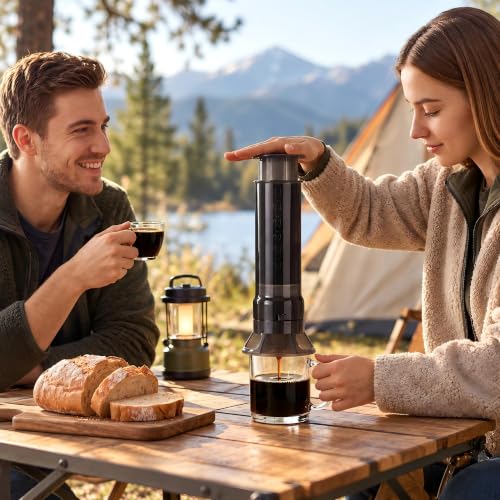 Camping French Press (FOR BREWING BOTH GROUND COFFEE AND K CUP POD)