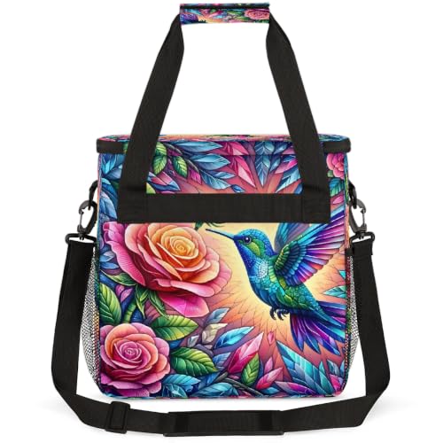 Maker Carring Bag Rose Coffee Travel Carrying Storage Tote Bag (Print 29)