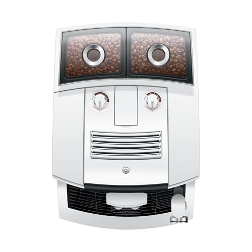 J8 twin Diamond White Automatic Coffee Machine (1 / Diamond White)