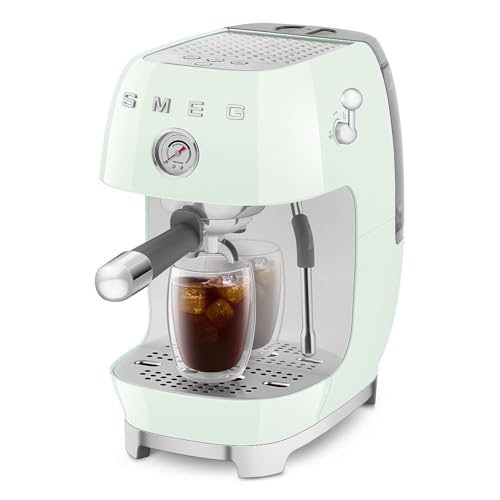 ECF03 Made in Italy Retro Espresso Machine with Cold Brew (Standard / Pastel Green)