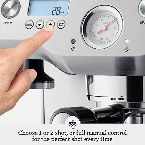 BES920XL Dual Boiler Espresso Machine (Brushed Stainless Steel)