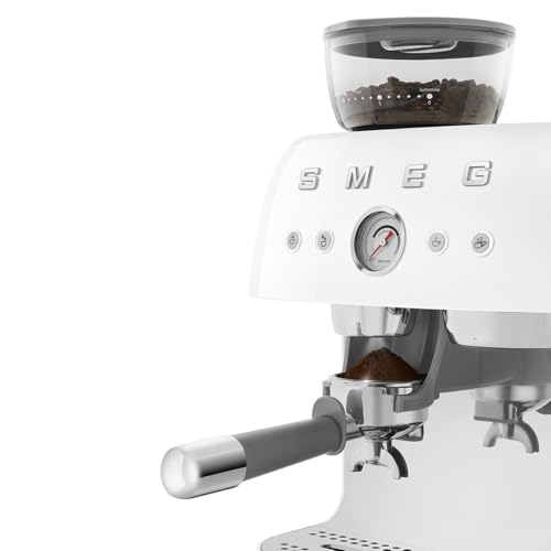 EGF03 Semi Automatic Espresso Machine with Built (8.8 oz / White)