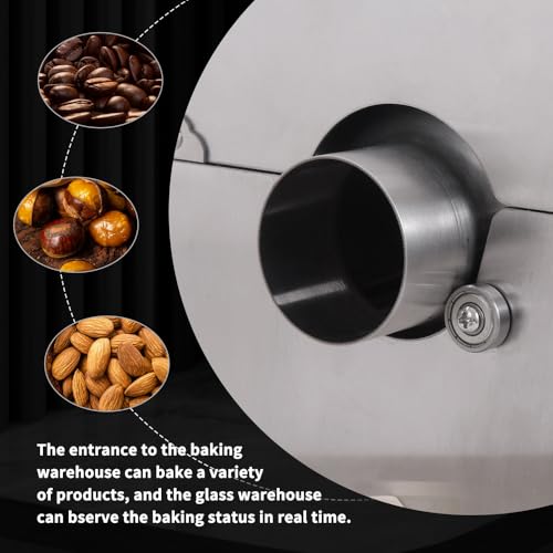 gas roaster Coffee Roaster Optionally a dedicated electric heater to make up an electric coffee roaster Furnace Coffee Beans Maker Roaster for Home Use