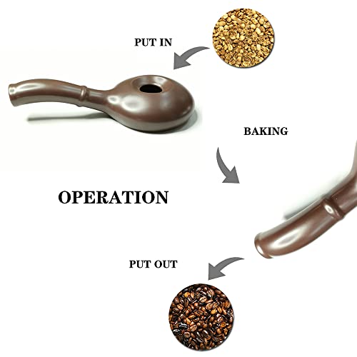 Ceramic Coffee Roaster Machine (brown / 5×11)