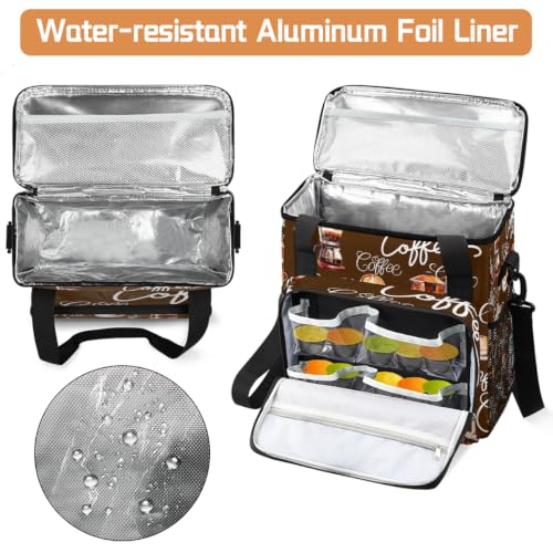 Coffees Pattern Coffee Maker Carring Bag with Keurigs K (B 012)