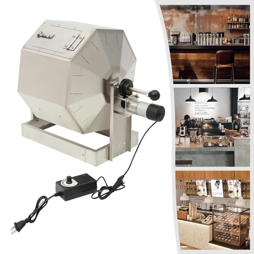14.5L Coffee Bean Roaster Stainless Steel Coffee Bean Baker Automatic Coffee Roaster Machine Peanut Roaster for Home and Commercial Use