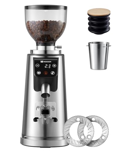 64mm Flat Burr coffee grinder (Stainless Steel Flat Burrs)