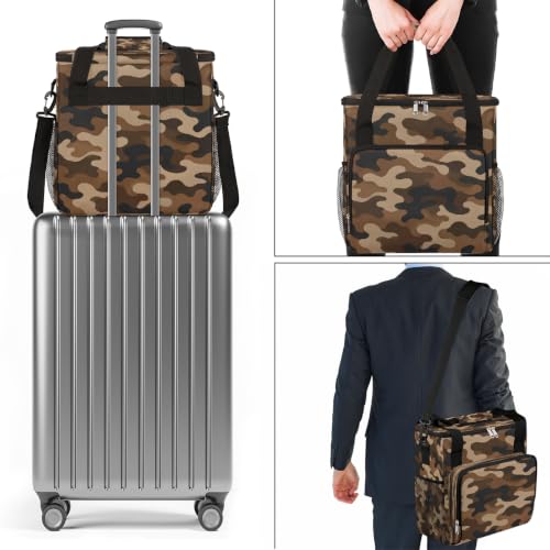 Maker Carring Bag Camo Coffee Travel Carrying Storage Tote Bag (Print 24)