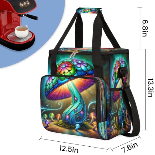 Maker Carring Bag Mushroom Coffee Travel Carrying Storage Tote Bag (Print 26)