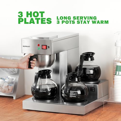 12 Cup Commercial Coffee Maker (3*12 Cup)