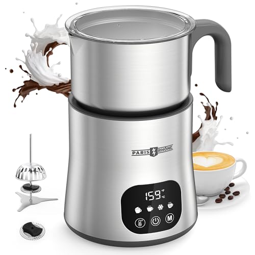 Milk Frother & Steamer (Steely)