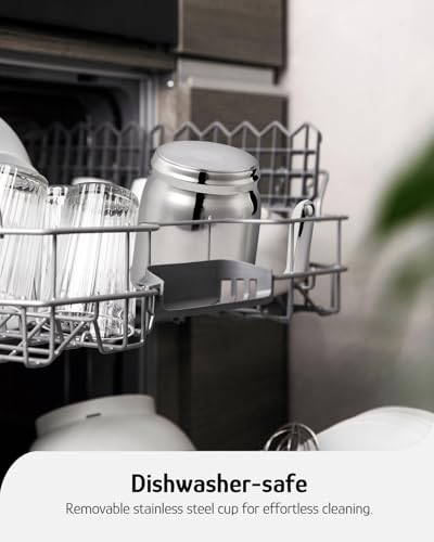 Milk Frother Steamer (Pearl White)