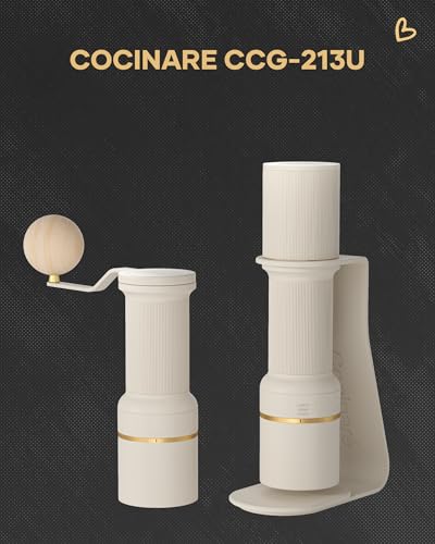 ESSENCE DUO B38 Ultra Electric Coffee Grinder (Vintage White)