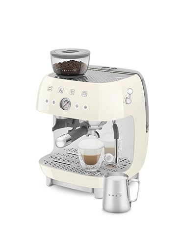 EGF03 Semi Automatic Espresso Machine with Built (8.8 oz / Cream)