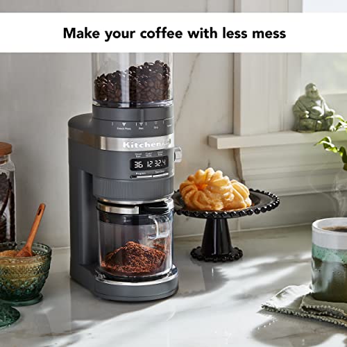 Burr Coffee Grinder (Charcoal Grey / 10 Ounce)