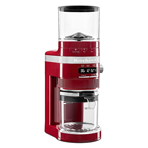 Burr Coffee Grinder (Empire Red / 10 Ounce)