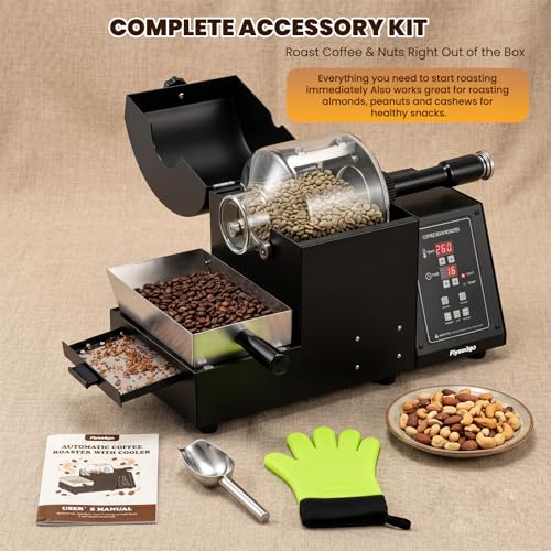Electric Coffee Roaster with Fast Cooling