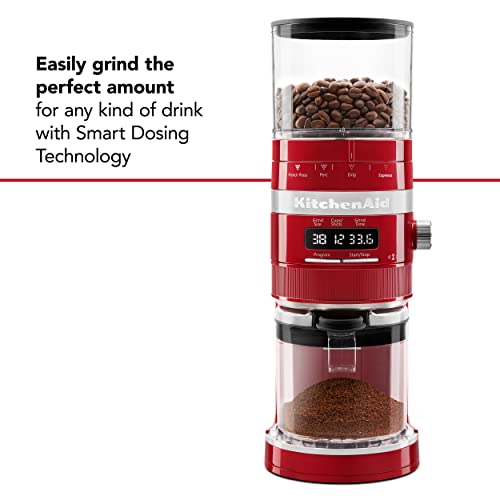 Burr Coffee Grinder (Empire Red / 10 Ounce)