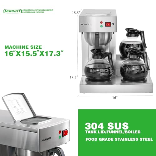 12 Cup Commercial Coffee Maker (3*12 Cup)