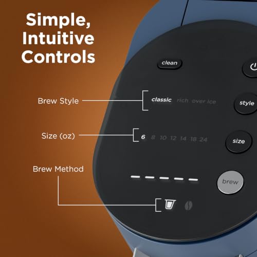 Pods & Grounds Iced Coffee Maker (Navy)